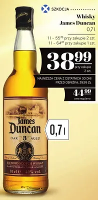 Whisky James Duncan promocja w POLOmarket