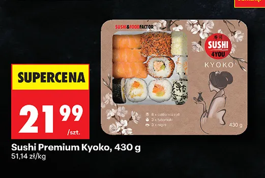 Sushi Premium Kyoko Sushi 4You promocja w Biedronka