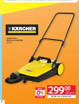 Zamiatarka ręczna Kärcher S4 promocja w Selgros