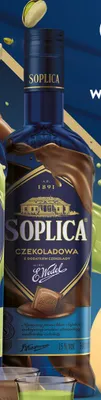 Likier Soplica Czekoladowa z dodatkiem czekolady E.Wedel 15% promocja w Selgros