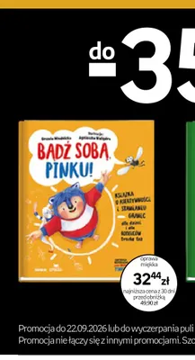 Książka Bądź sobą, Pinku! Książka o asertywności i stawianiu granic dla dzieci i dla rodziców trochę też promocja w Empik