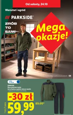 Bluza polarowa męska Parkside promocja w Lidl