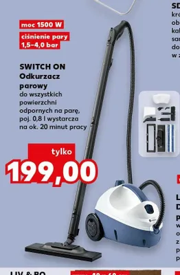 Odkurzacz parowy Switch On promocja w Kaufland