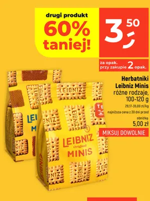 Herbatniki Leibniz Minis Original promocja w Dealz