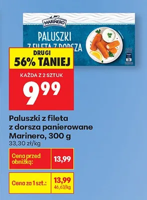 Paluszki z fileta z dorsza panierowane promocja w Biedronka