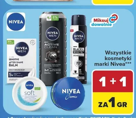 Krem nawilżający Nivea Soft promocja w Carrefour