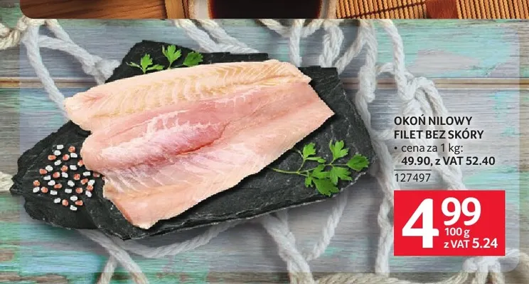 Okoń nilowy filet bez skóry promocja w Selgros