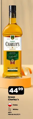 Whisky Green Charley's promocja w Netto