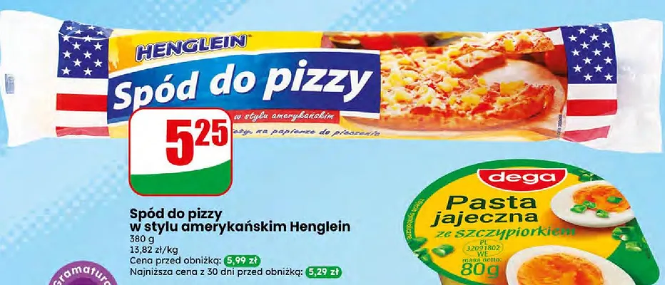 Pasta jajeczna ze szczypiorkiem promocja w Dino