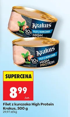 Filet z kurczaka High Protein Krakus promocja w Biedronka