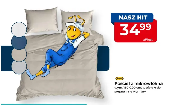 Pościel z mikrowłókna Eurofirany promocja w PSB Mrówka