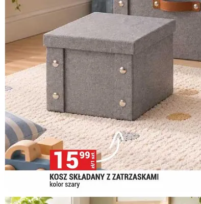 Kosz składany z zatrzaskami promocja w Merkury Market