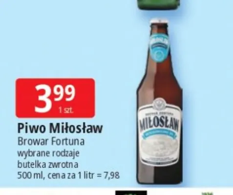 Piwo Miłosław promocja w Leclerc