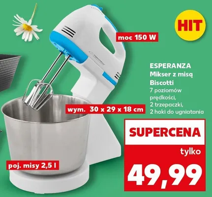 Mikser z misą Biscotti promocja w Kaufland