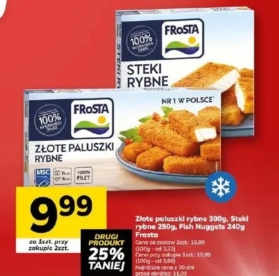 Złote paluszki rybne, steki rybne, fish nuggets promocja w Hitpol
