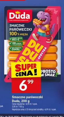 Smaczne paróweczki Duda promocja w Twój Market