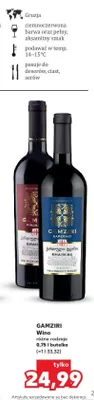Wino czerwone Gamziri Pirosmani promocja w Kaufland