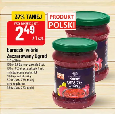 Buraczki wiórki Zaczarowany Ogród promocja w POLOmarket