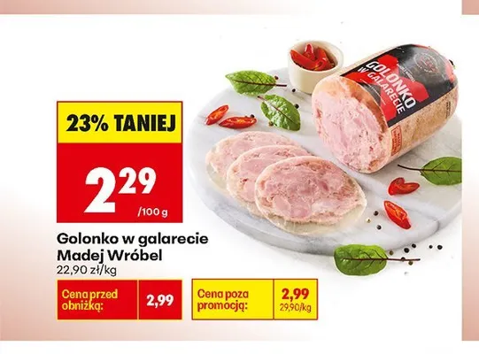 Golonko w galarecie Madej Wróbel promocja w Biedronka