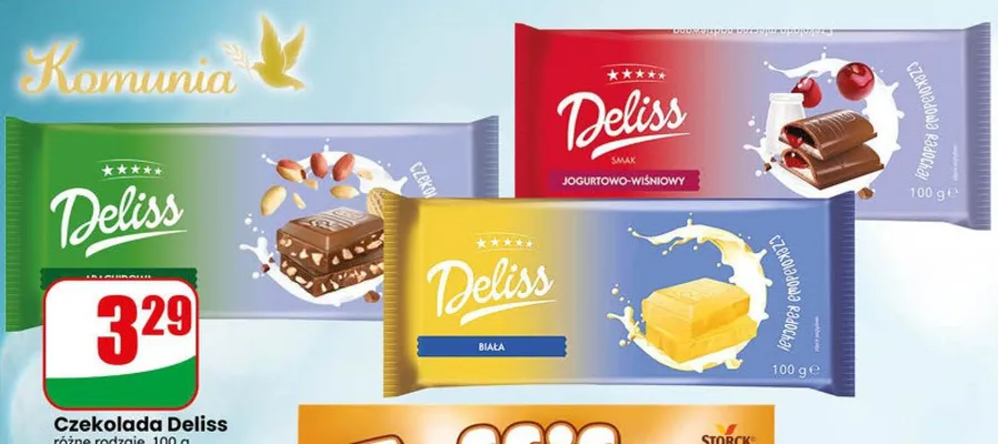 Czekolada biała promocja w Dino