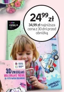 3D pojazdy malowane wodą Kidea promocja w Empik