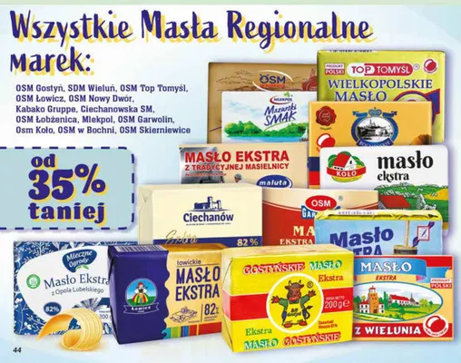 Masło Ekstra promocja w Dino