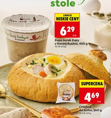 Zupa żurek zupy z Naszej Kuchni promocja w Biedronka