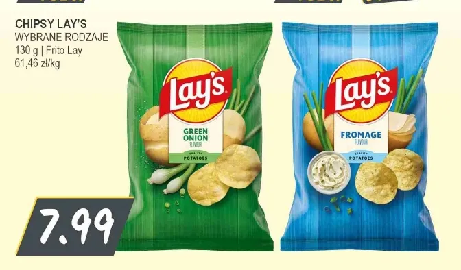 Chipsy Lay's Green Onion promocja w Słoneczko