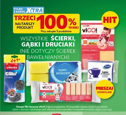 Gąbki do zmywania Stella o zapachu lawendy promocja w Kaufland