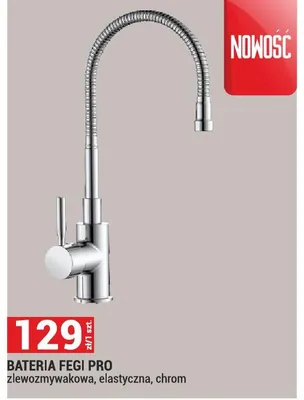 Bateria zlewozmywakowa, elastyczna, chrom promocja w Merkury Market