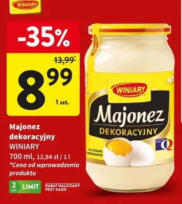 Majonez dekoracyjny promocja w Intermarche