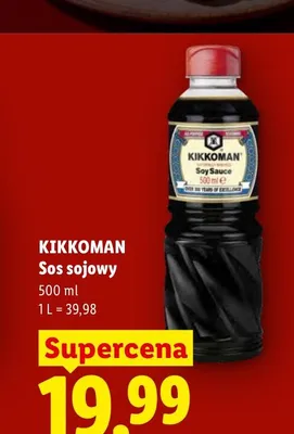 Sos sojowy Kikkoman promocja w Lidl