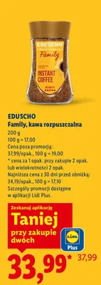 Kawa rozpuszczalna Family promocja w Lidl