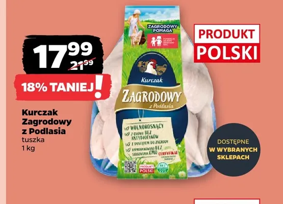 z Podlasia tuszka promocja w Netto