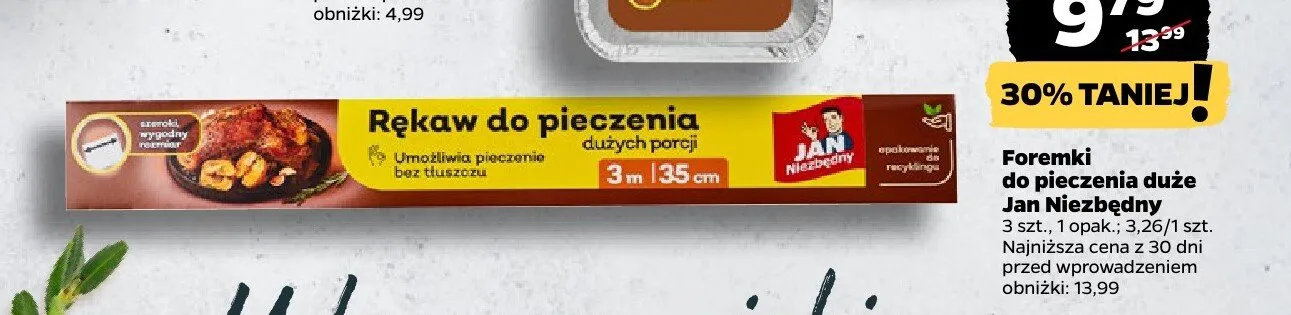 Rękaw do pieczenia promocja w Netto