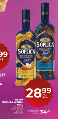 Likier Soplica Wedel czekolada promocja w Duży Ben