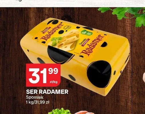 Ser żółty Radamer Spomlek promocja w Chorten