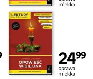 Książka Opowieść wigilijna Charles Dickens oprawa miękka promocja w Empik