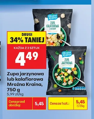 Zupa jarzynowa Mroźna Kraina promocja w Biedronka