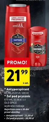 Antyperspirant Old Spice promocja w Intermarche