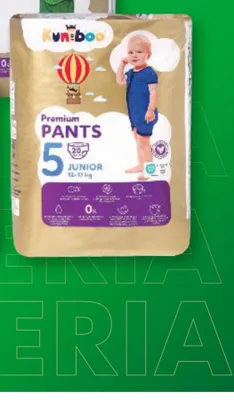 Pieluchomajtki Premium Pants rozmiar 5 Junior promocja w Kaufland