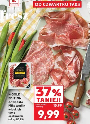 Miks wędlin włoskich K-Gold Edition promocja w Kaufland