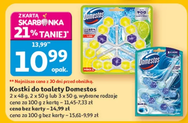 Kostki do toalety promocja w Auchan