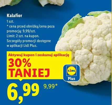 Kalafior promocja w Lidl