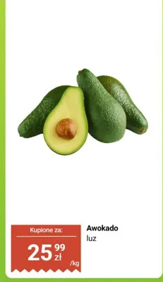 Awokado luz promocja w Dino
