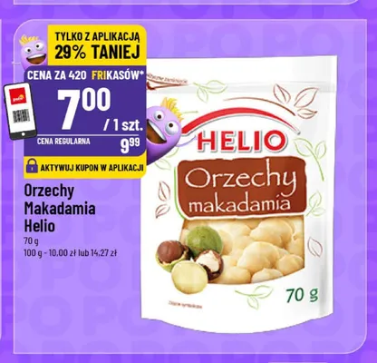 Orzechy makadamia Helio promocja w POLOmarket