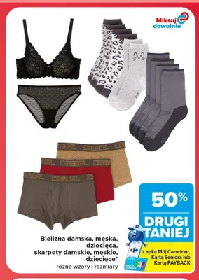 Skarpety damskie promocja w Carrefour