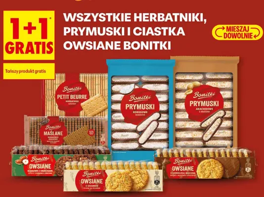Herbatniki maślane kakaowe Bonitki promocja w Biedronka