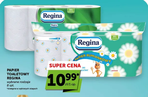 Papier toaletowy Regina rumiankowy promocja w Groszek