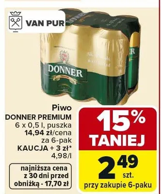 Piwo premium promocja w Carrefour